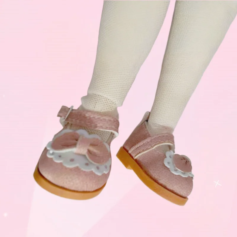 Tilda 5 cm Schuhe für Mini-Mia-Puppen, Spielzeug, 1/6 weibliches Design für Baumwoll-20-cm-Korea-Stars-Plüschpuppen, Littlefee-Zubehör, Puppenspielzeug