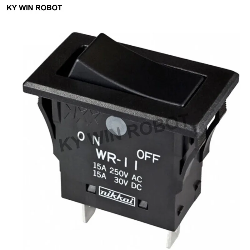 

1PCS/LOTS WR-11 Japan nkk import WR-12 WR-13 WR-15 Waterproof Rocker Switch WR-18 WR-19