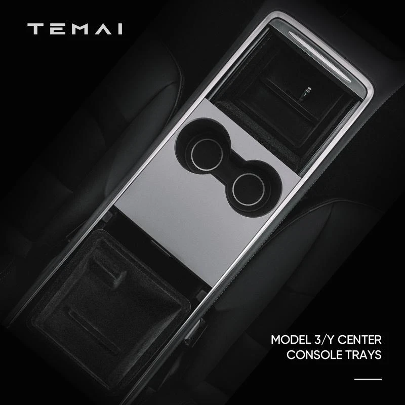 TEMAI is applicable to 21 Tesla model3Y central control storage box hidden