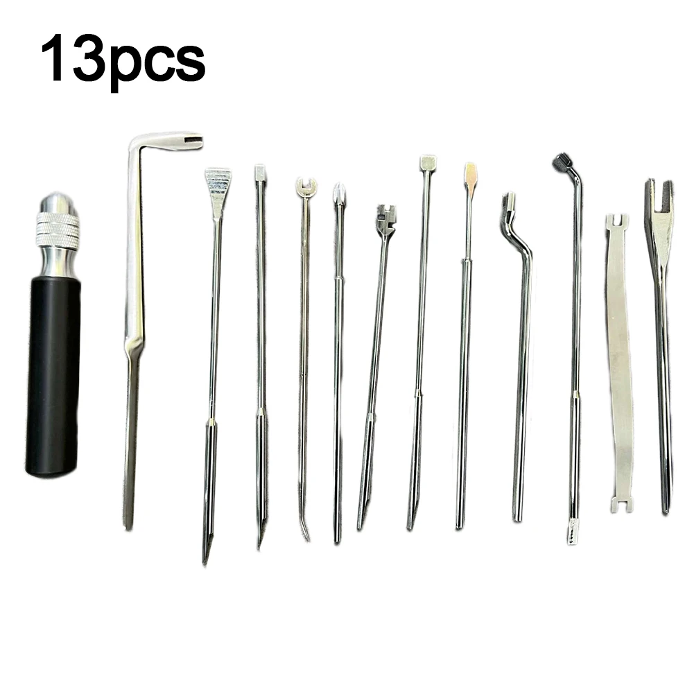 

5/9/12/13Pcs Piano Tuning Repair Tool Kit Keyboard Instruments Repair Spoon Nail Wrench Multi-hole Tuning Wrench Adjustment