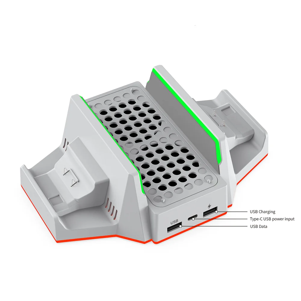 Dobe For Xbox Series S RGB Vertical Cooling Fan Stand with
