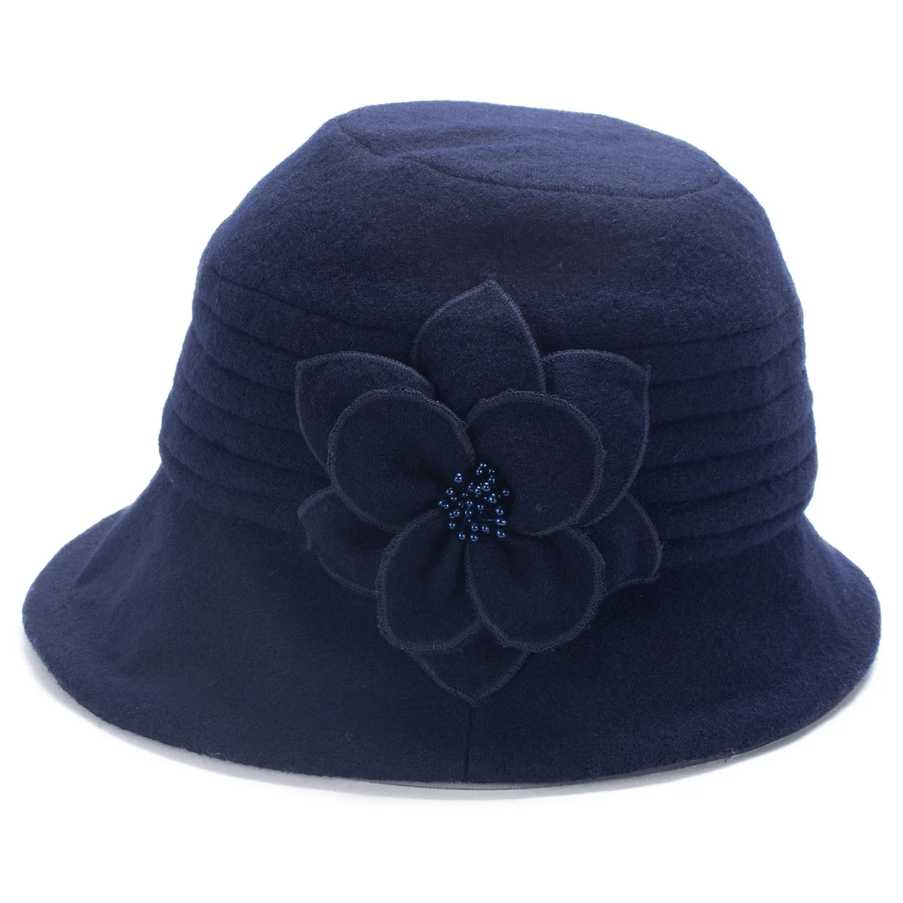 

Lawliet Winter Hat for Women 1920s Gatsby Style Flower Warm Wool Beret Cap Beanies Cloche Bonnet Fedoras A299