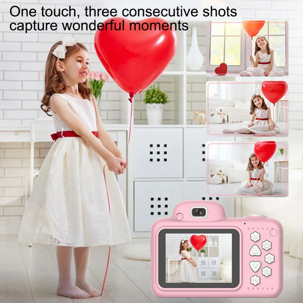 Mini Cartoon Photo Camera Toys 2 Inch HD Screen Childrens Digital Camera Video Recorder Camcorder Toys for Kids Girls Gift mirrorless digital camera
