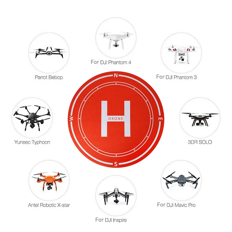 parking apron accessories drone landing pad drone accessories Universal 40cm 50cm 60cm Foldable Landing Pad RC Dron Mat Quadcopter Parking Apron Apron Pad