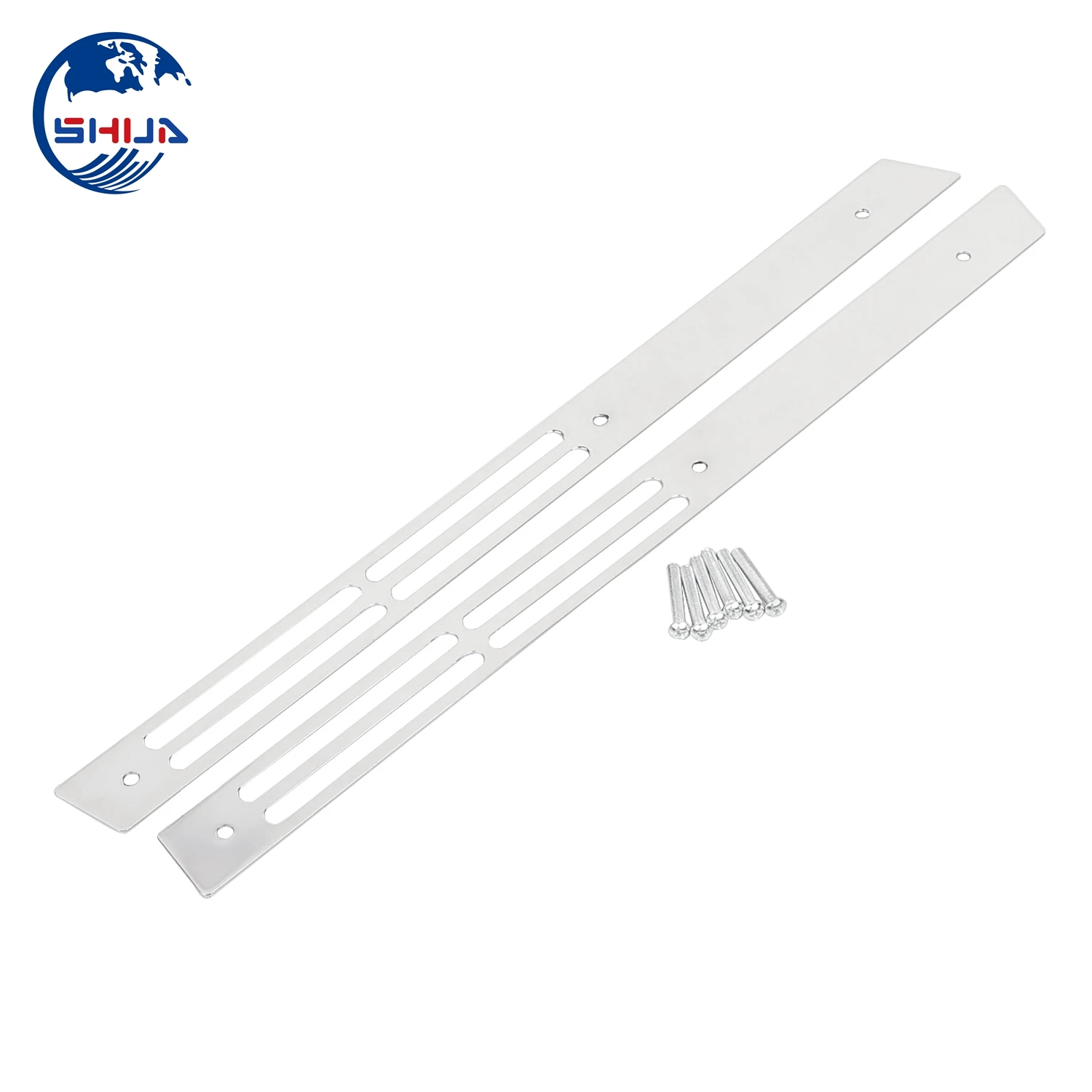 2X Chrome Left & Right Iron Fairing Side Moulding Trim For Honda Goldwing 1500 1988-2000 GL1500SE Aspencade Interstate