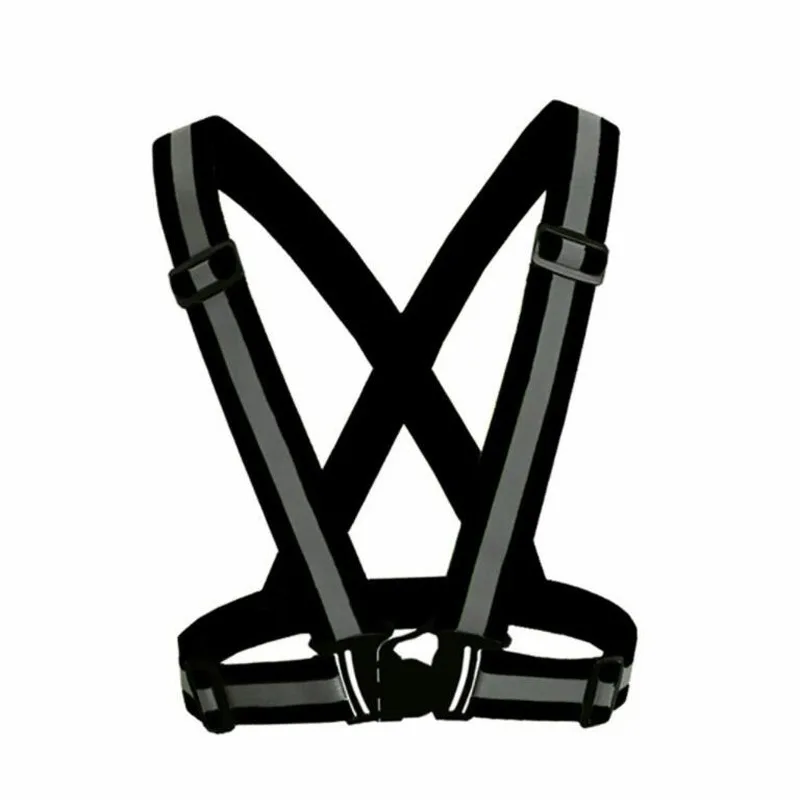 Outdoor Adjustable Safety Vests Night Walking Highlight Reflective Vest Lightweight Biking Safety Straps Waterproof Running Gear