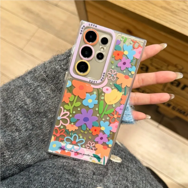 Luminous Floral Design Fashion Trend Phone Case Cover