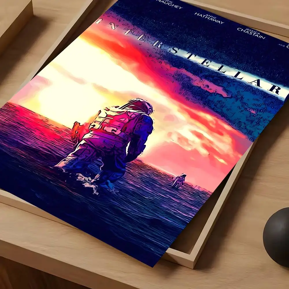 Film I-Interstellar Poster Wasserdicht Vintage Film Poster Hochwertige Wand Kunstdruck Für Zimmer Dekor Geschenk – Detail 25