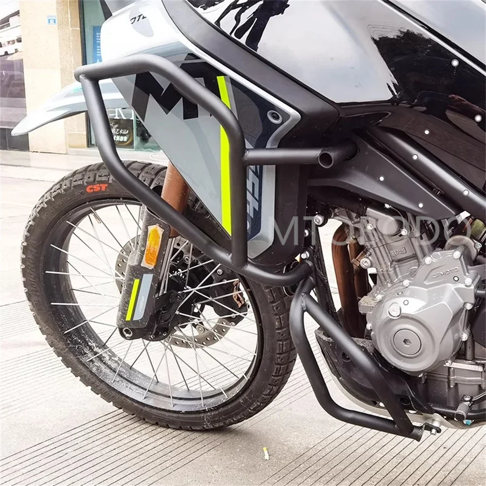 Motorcycle Accessories for CFMOTO 450MT engine hood bumper collision bar modification upper and lower full bumper 450 MT MT450