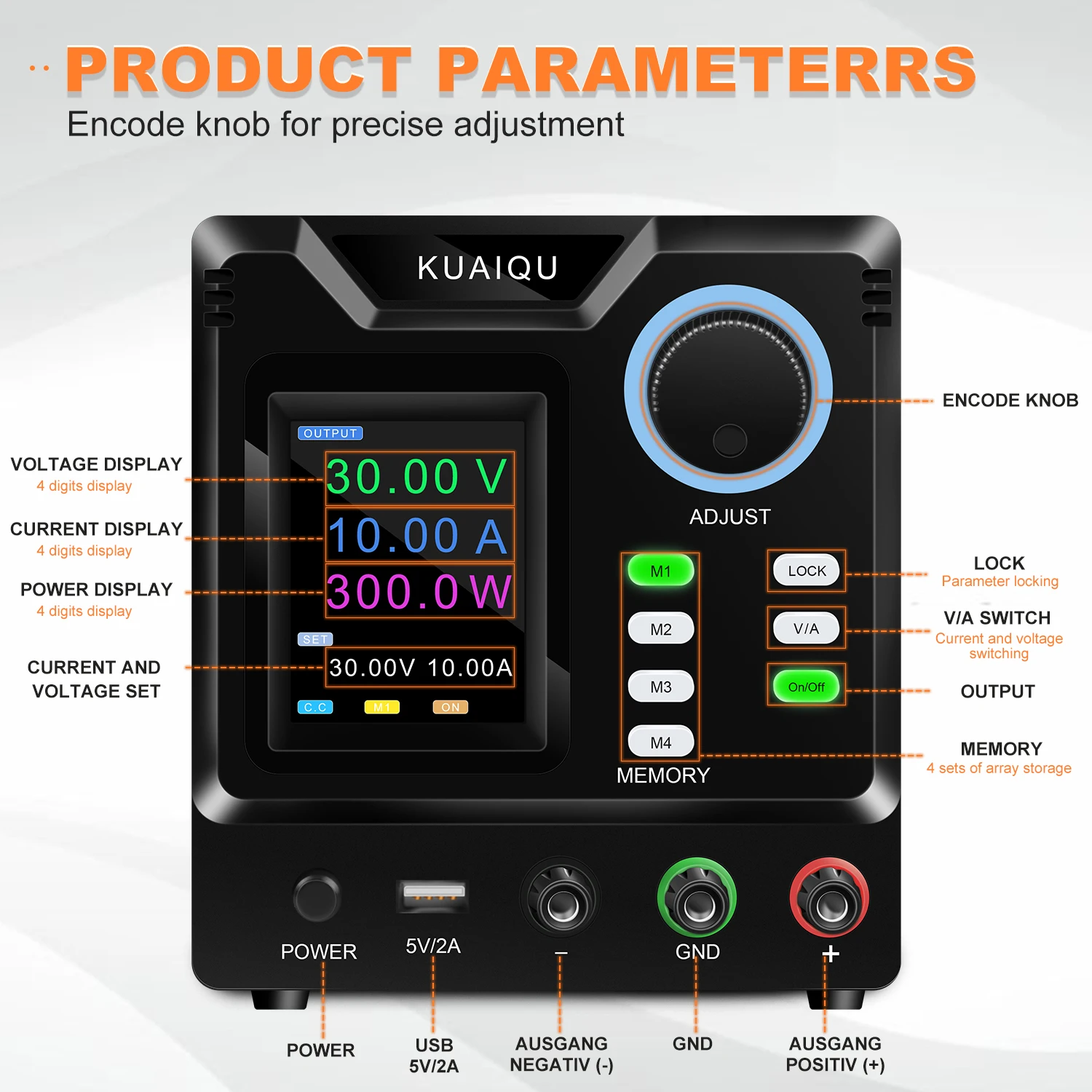 rapido usb 30v 10a 220v 110v 10a 01