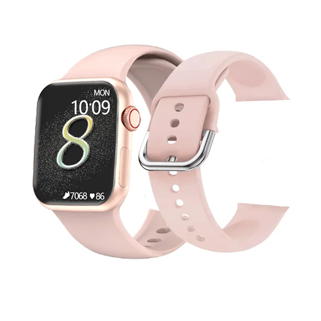 ZZOOI Smart Watch NFC Gold Smartwatch Bluetooth Calls Heart Rate Monitoring  Men Women Fitness Bracelet Custom Face For Apple Huawei