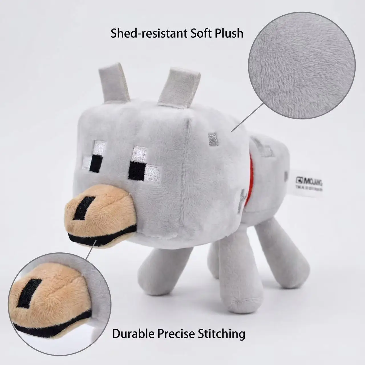 20cm Soft Plush Wolf Toy Doll - Perfect Gift