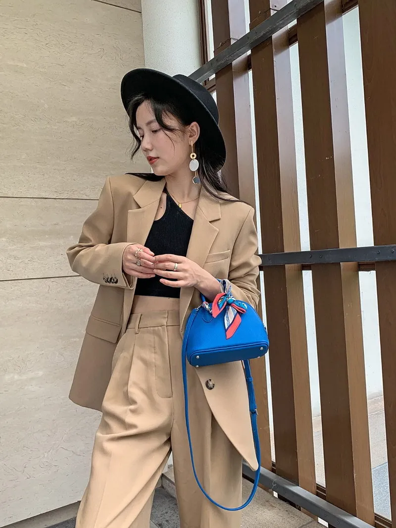 Klassische Damen Handtasche Aus Leder Als Umhängetasche Klein_voghion.com