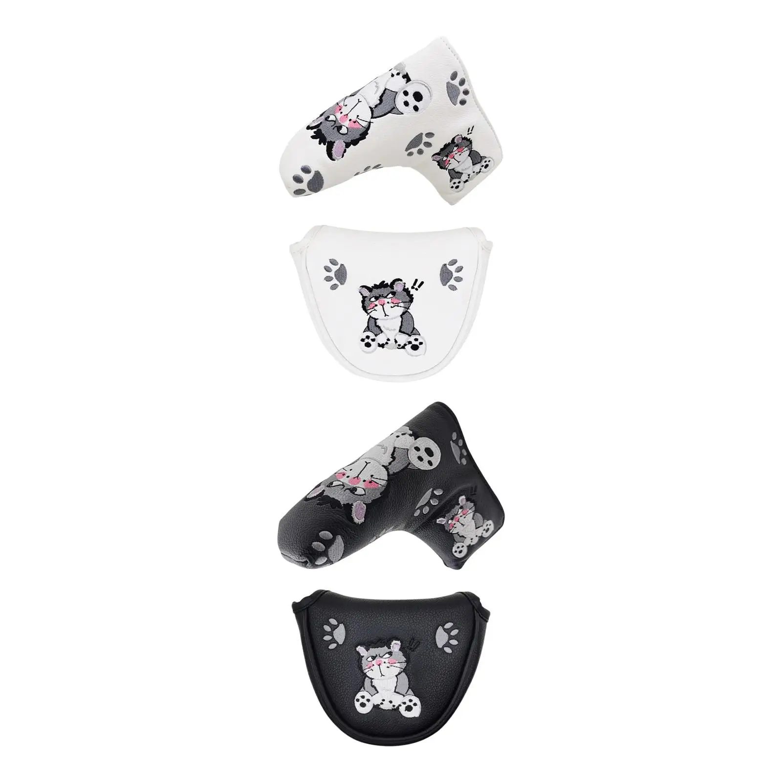 

PU Golf Club Headcover Waterproof for Golfers Golf Mallet Putter Head Cover