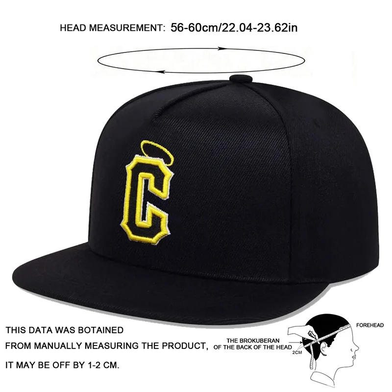 Unisex Engel Halo Stickerei Buchstabe C Hip-Hop Hüte Outdoor Einstellbare Casual Baseball Caps Sonnenschutz Hut Sport Kappe – Detail 8