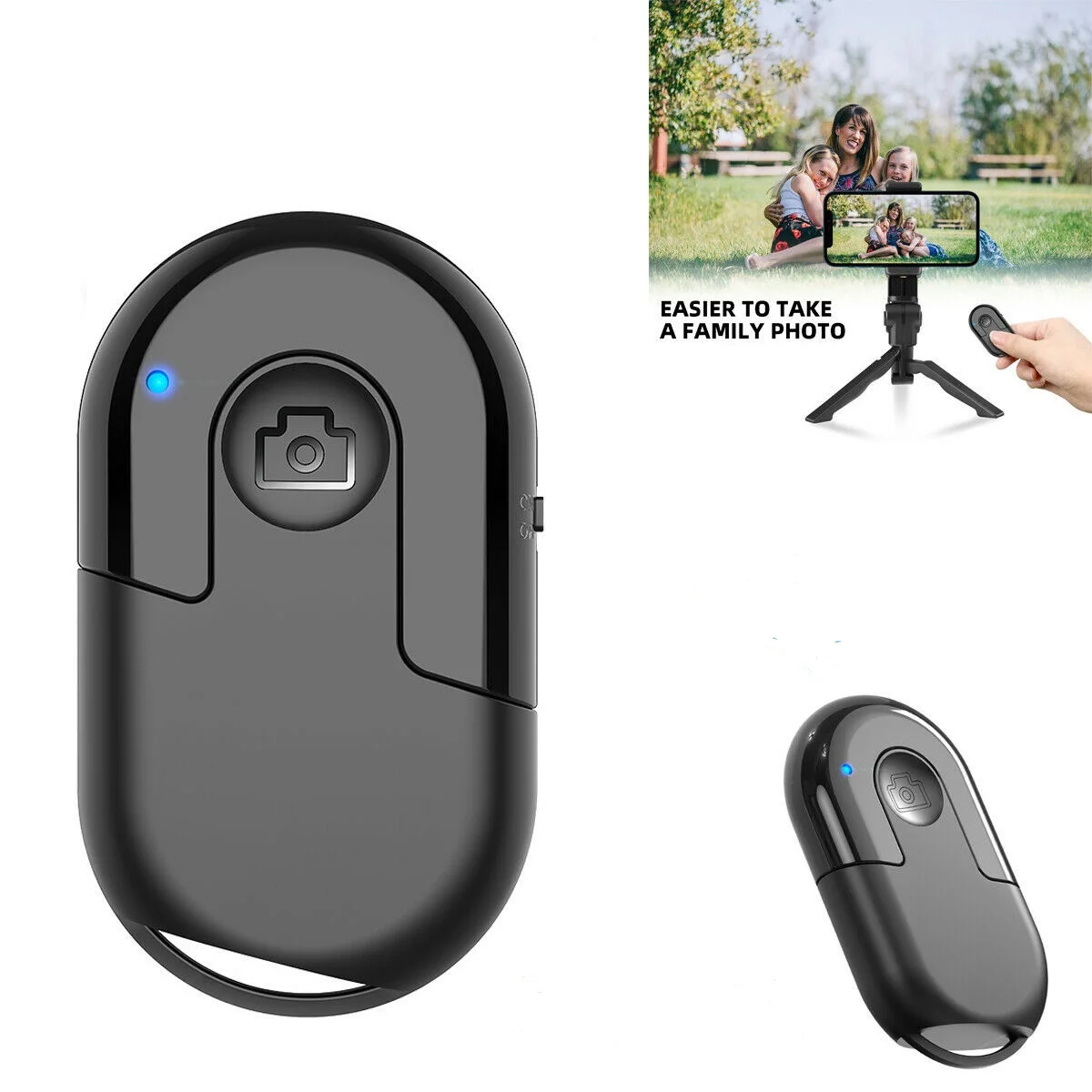 10m/30ft Range Monopod Mobile Cellphone Camera Bluetooth 4.0 Shutter Selfie Stick Remote Control Button For iOS Android