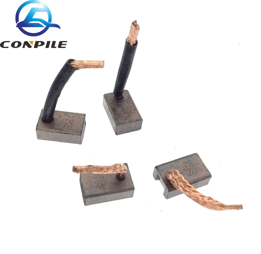 Car Generator Carbon Brush 4pcs 6.3x11x17mm car Starter Motor Carbon Brush for xiali Suzuki Grand Vitara