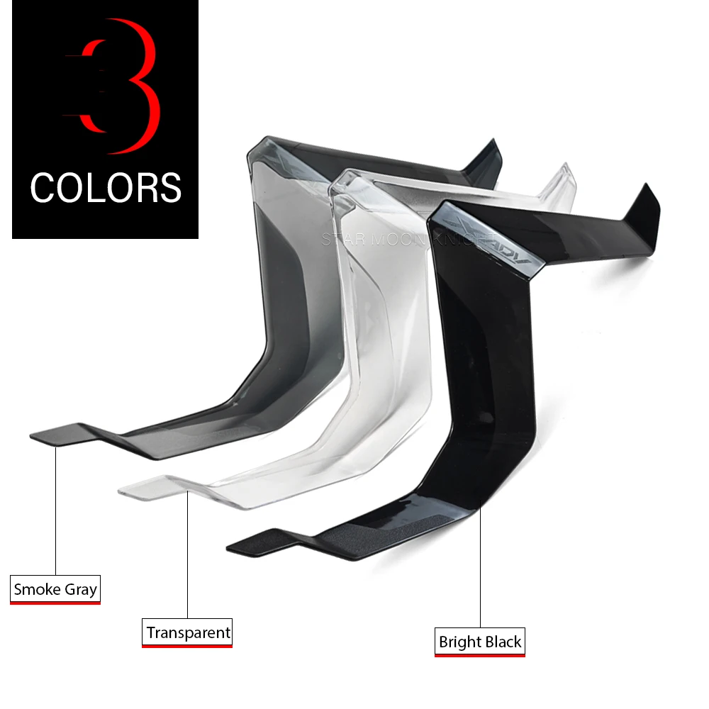 Pare-brise Moto Pour Honda X-ADV 750 (2021-2025) - Protection Vent Et Bruit - Transparent/fumé - Montage Facile - 7