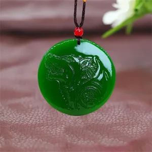 Image for Jade Wolf Pendant Necklace Necklaces Charm Fashion 