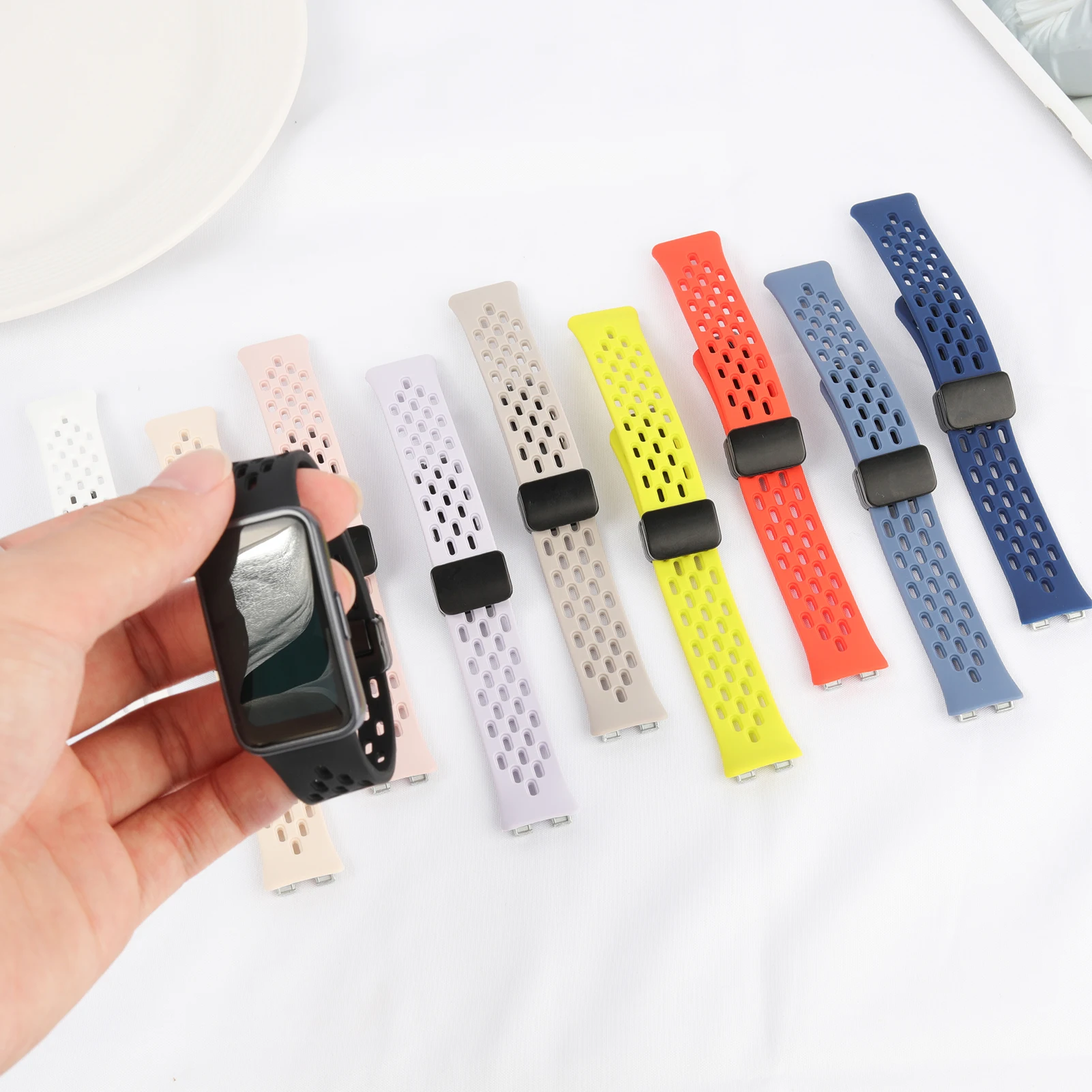 حزام مغناطيسي لهواوي باند 10/9/8 اكسسوارات الرياضة...