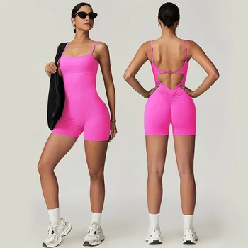 Alternative view of “Lyric” Captivating Seamless Bodycon Activewear Romper
