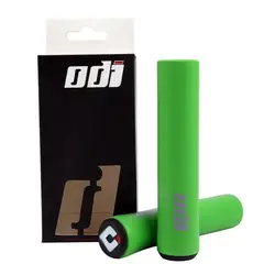 Ultralight Anti-Slip Silica Gel MTB Handlebar Grips with Plugs (Green)