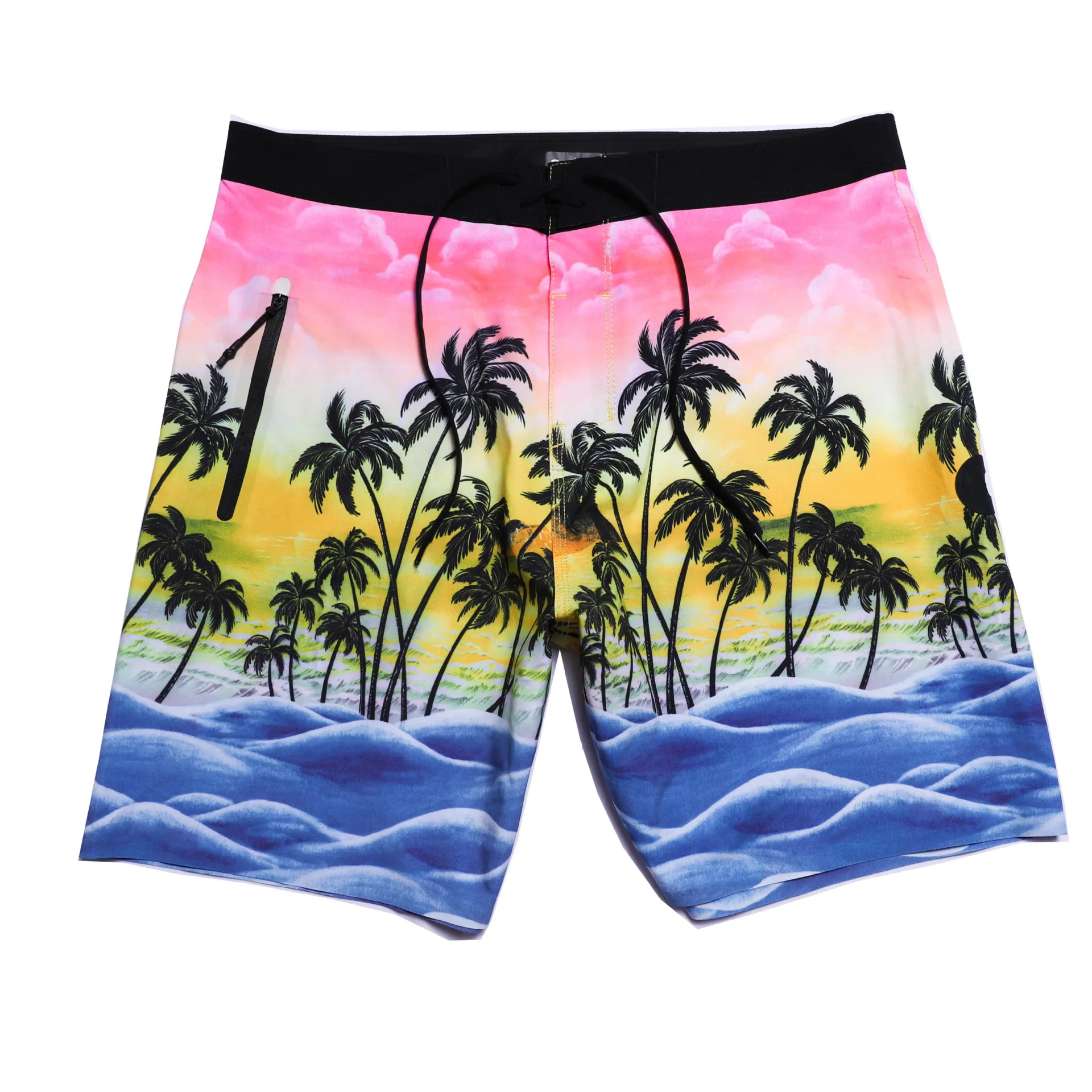 New Fashion Upgrade Brand Beach Shorts For Men Board Shorts Waterproof Quick-drying Swimwear Casual Diving Surfing Boardshorts 2