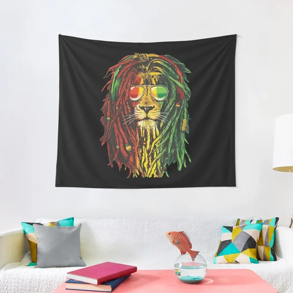 

Bob Marley Rasta Lion Art for Reggae Lover Tapestry Wall Mural Kawaii Room Decor Decoration Pictures Room Wall Tapestry