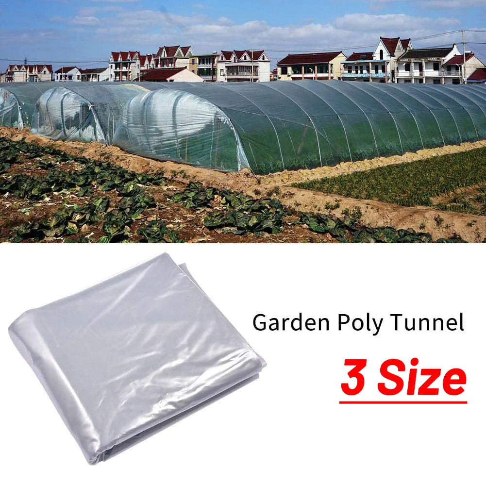 

Greenhouse Film Clear Polythene Plastic Sheeting Garden DIY Material Cover For Greenhouse Roof Waterproof UV-resistant