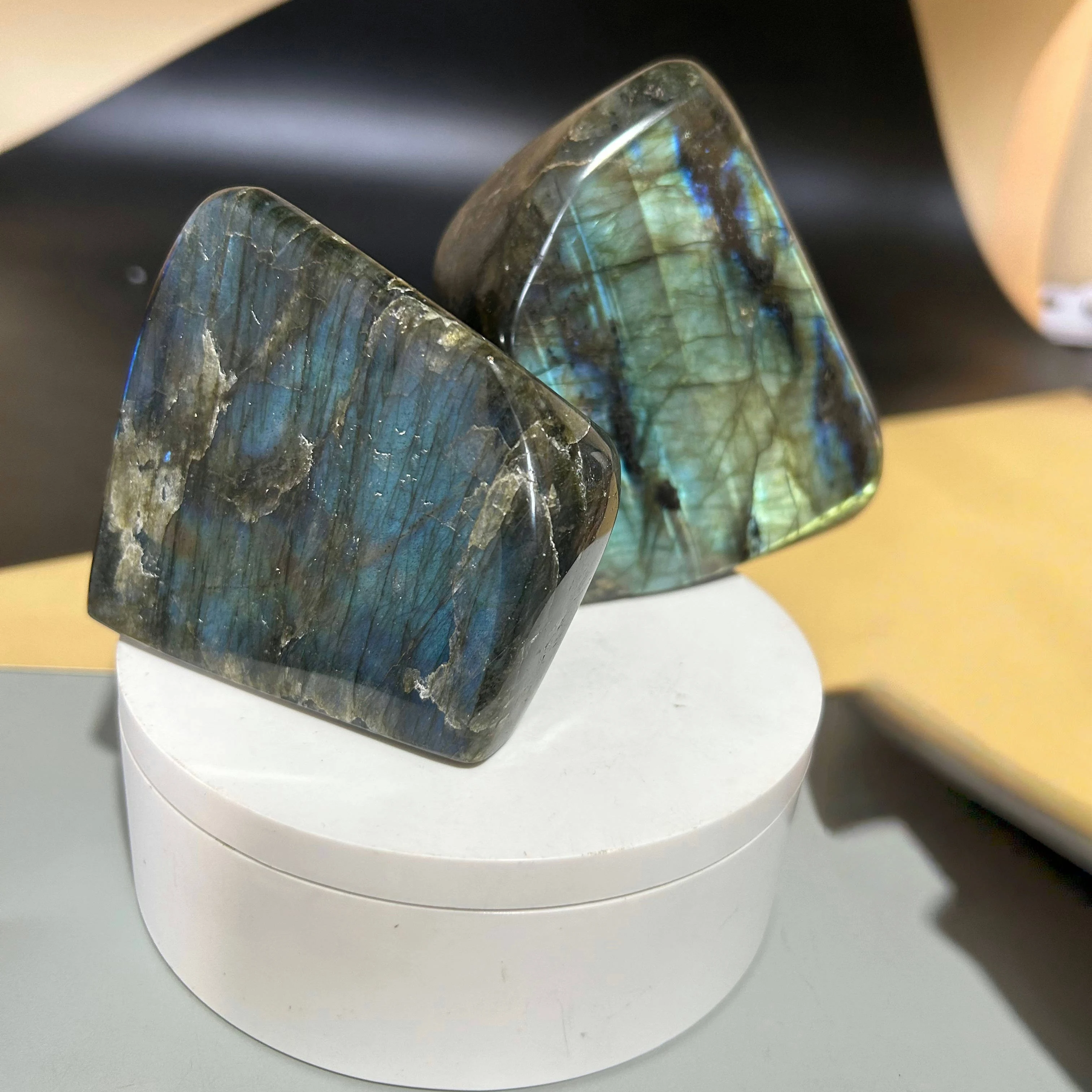 Crystal Free Form Wholesale Natural Crystals Healing Gemstones Purple Labradorite Free Form For Decoration 6