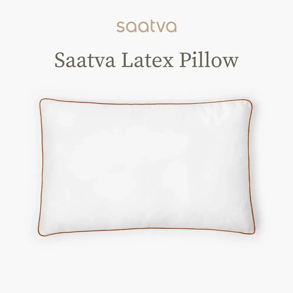 Latex Pillow - High Loft (6" - 7”) - Hypoallergenic Pillow with Shredded Latex Core -Breathable -Machine Washable Organic Cotton 2