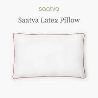 Latex Pillow - High Loft (6" - 7”) - Hypoallergenic Pillow with Shredded Latex Core -Breathable -Machine Washable Organic Cotton 2