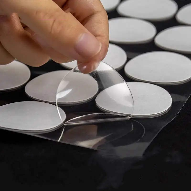 

Traceless Sticky Dot Tape Clear Double-Sided Tape Waterproof Round Sticky Dot for Poster Static Doll Figure Party Decoration