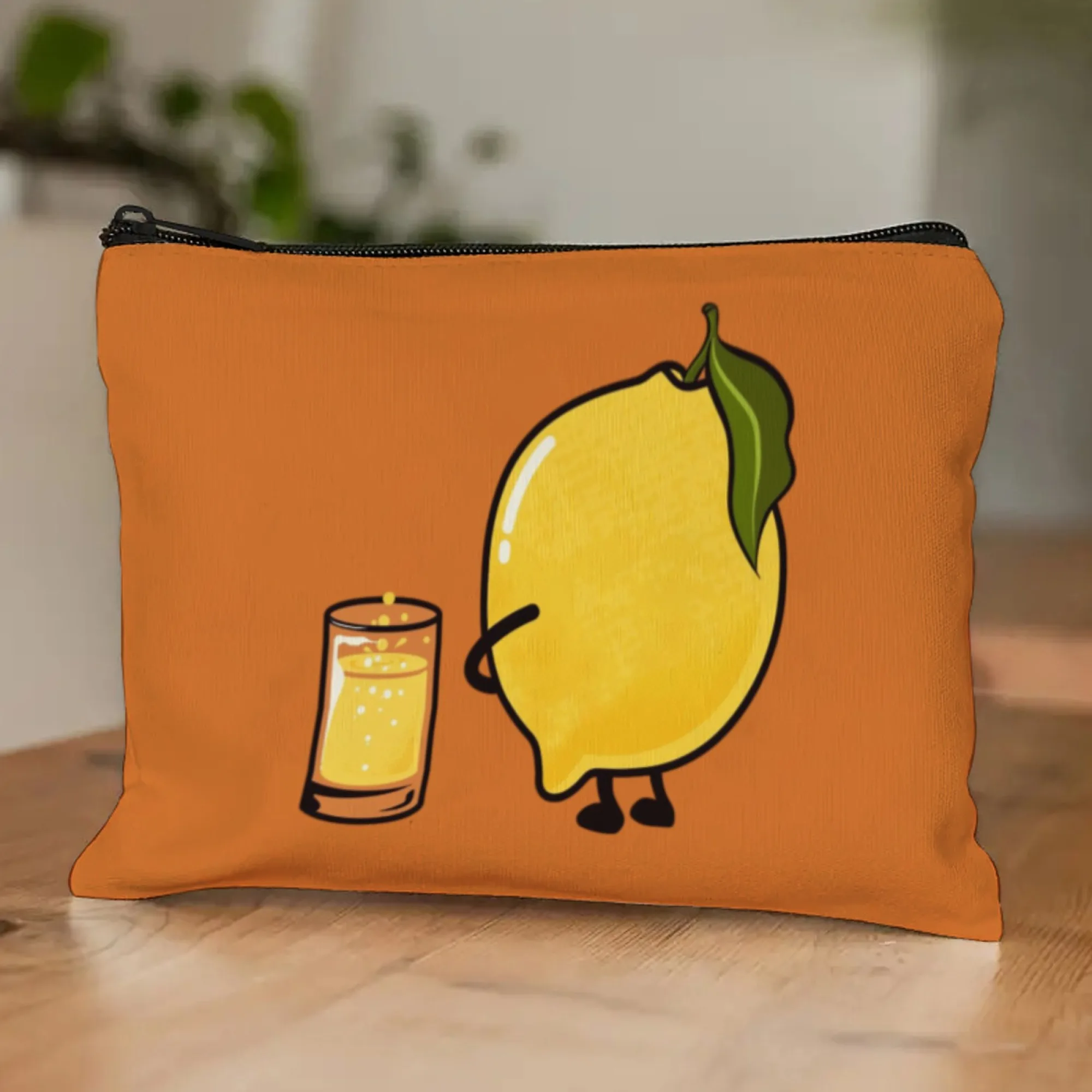 Make-up-Tasche mit humorvollem Pickle-Thema, überraschtes Gurken- und Pickle-Glas, schrullige Kunst für den täglichen Aufbewahrung, lustige Geschenke für Neuheiten – Detail 1