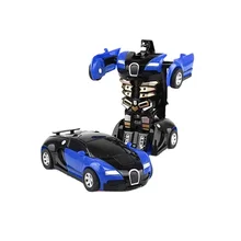 

New collision one key deformation return force inertia bumper car children's toy model