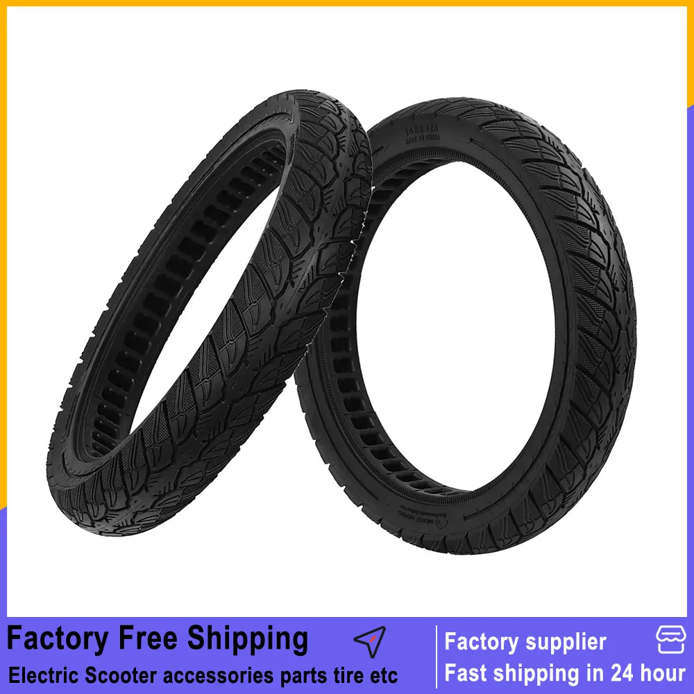 14x2.125 Solid Tire for Folding Electric Scooter 14 Inch Non Inflatable ...