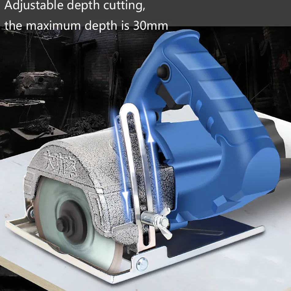 Circular eléctrica de 1450W, cortadora multifunción, máquina ranuradora de mármol madera, cortadora de piedra, herramientas eléctricas - AliExpress