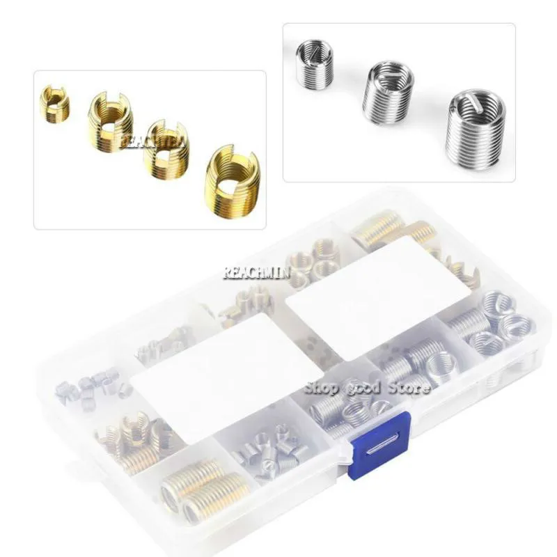 116 Pz/Scatola M 3-M 12 Kit Di Riparazione Filettatura, Lama Di Riparazione Filettatura In Acciaio Al Carbonio, Kit Combinato Lama Per Scanalatura Fil