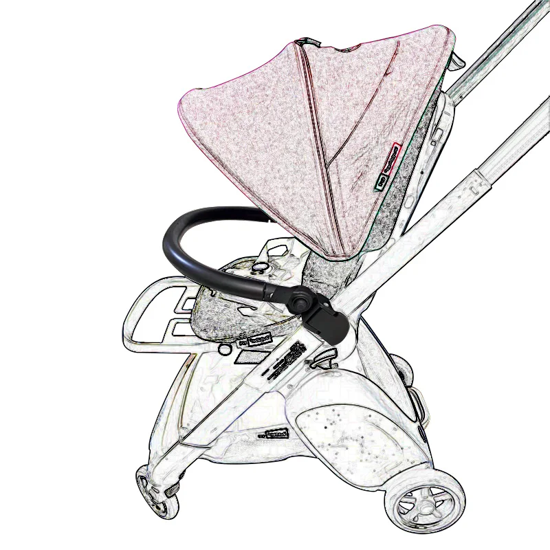 Passeggino Paraurti Bar Per Bugaboo Ant Passeggino Bracciolo Con Copertura In Pelle Morsetto Regolabile Carrozzina Recinzione Di Sicurezza Corrimano