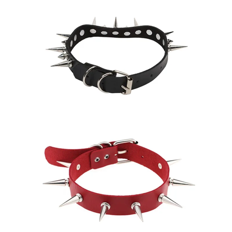 PU-Leder Halbfinger-Handschuhe Coole Herz-Hohldesign Fingerlose Tanzhandschuhe für Jungen & Mädchen Punk Rock Nieten-Lederhalskette – Detail 13