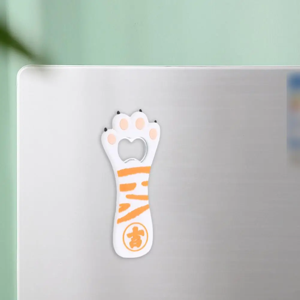 

Novelty Bottle Opener Ergonomic Silicone Handle Beer Bottle Opener with Refrigerator Magnet Cartoon Worker Boy Magnetic Soft