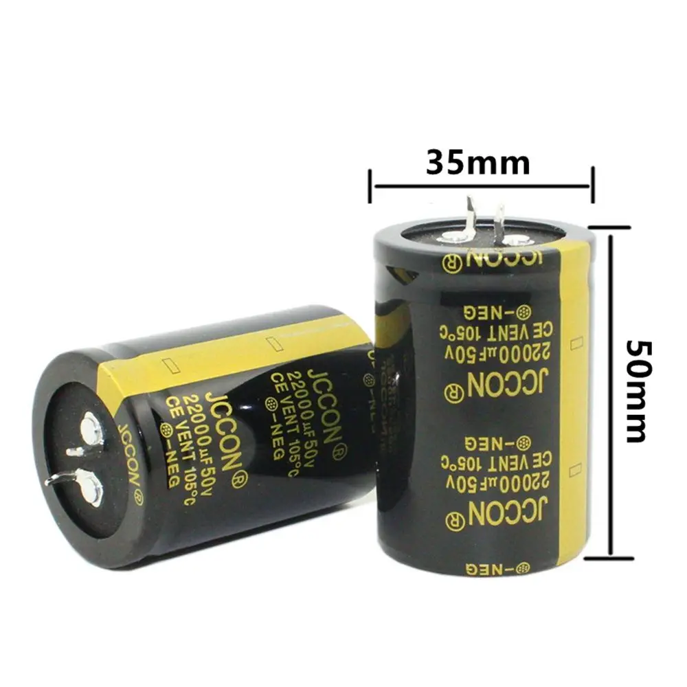 1PCS JCCON 50V4700uf 50v6800uf 50v10000uf 50v15000uf 50v22000uf Audio Electrolytic Capacitor 22x30 25x40 30x50 35x50mm