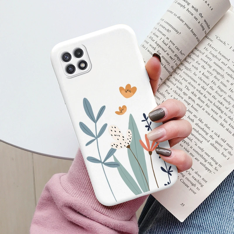 Charming Floral & Butterfly Soft TPU Phone Cover – Protective Bumper Case
