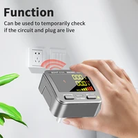 ZOYI Digital Smart Socket Tester Voltage Test Socket Detector US/UK/EU Plug Ground Zero Line Phase Check Rcd NCV test 2