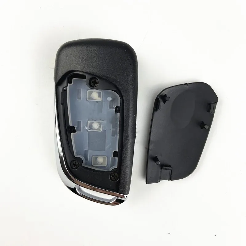 1ชิ้นเปลือกกุญแจรถ VVDI รีโมท KD เคสกุญแจแบบพับได้เคสครอบผิวนอกแบบกุญแจสำหรับ KD xhorse VVDI TY90รีโมทแทนที่เปลือกกุญแจ 2