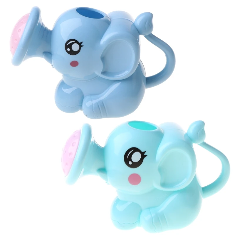

4XBD Baby Bath Toy Plastic Watering Can Small Elephant Watering Pot Baby Kids Gift Beach for Play Sand Toy Gift for Chil