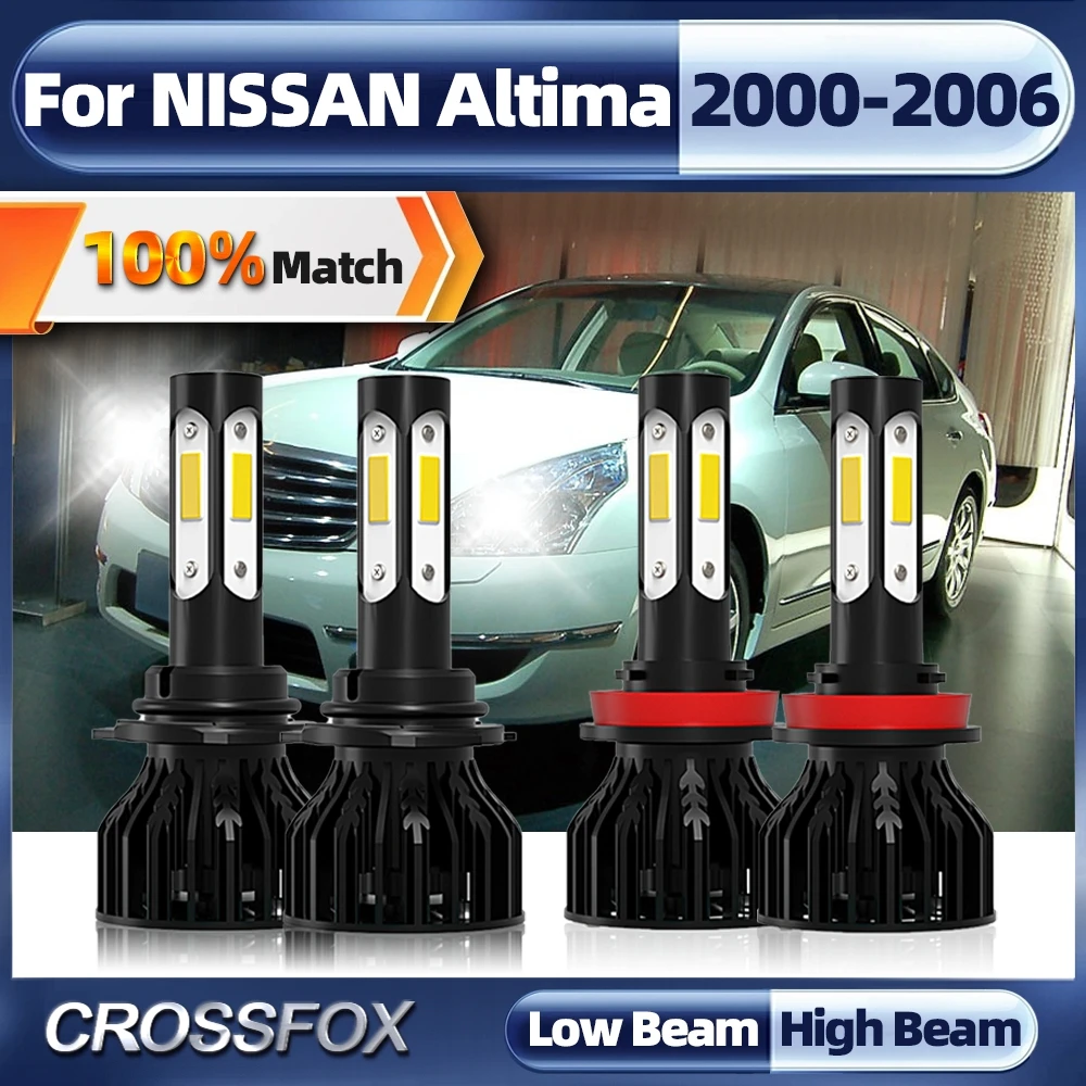 

240W Canbus LED Car Headlight Bulbs 6000K 40000LM 9005 HB3 H11 Car Lights For NISSAN Altima 2000 2001 2002 2003 2004 2005 2006