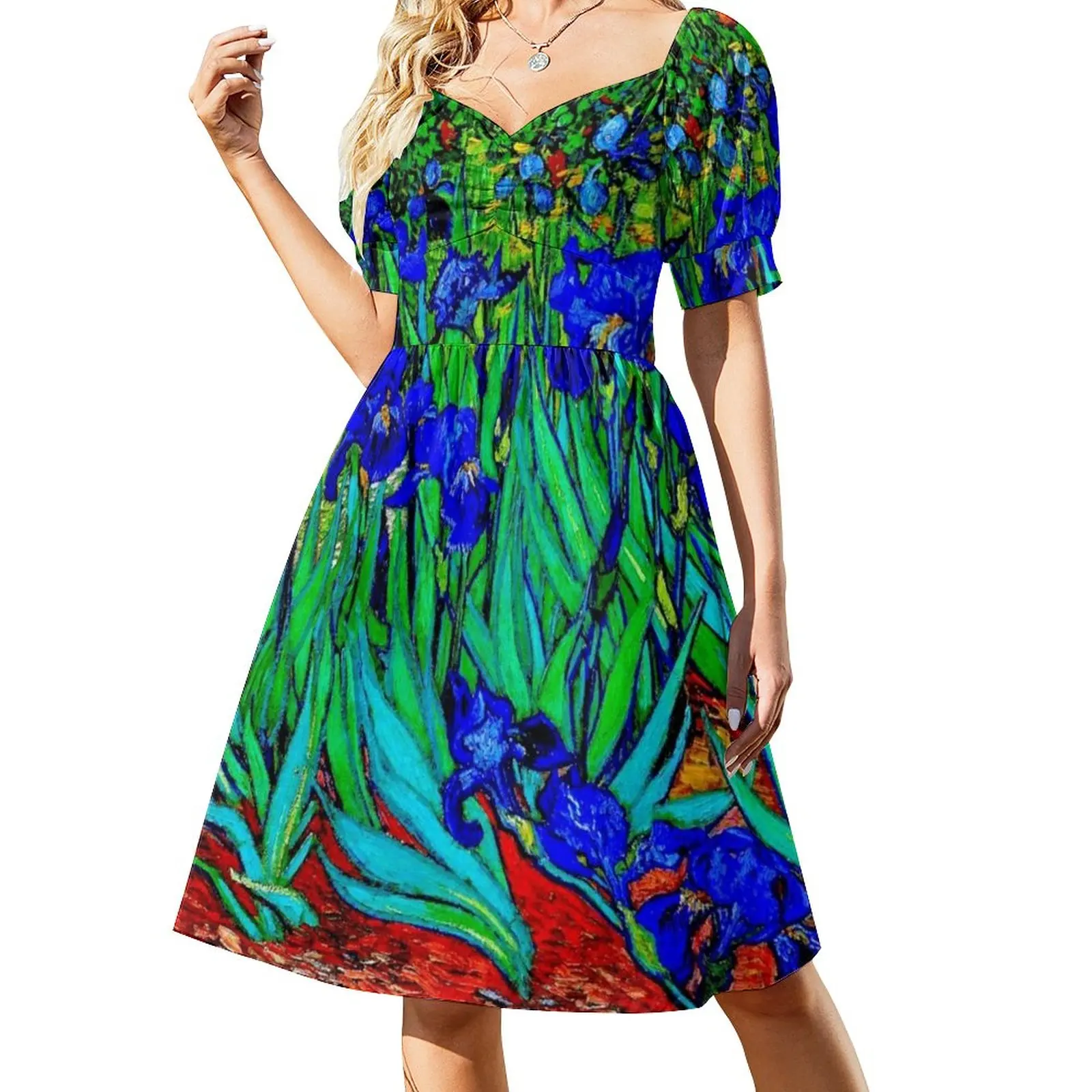 

Irises by Vincent van Gogh | van Gogh Fine Art Dress sexy dress women's summer dress 2023 Elegant gowns