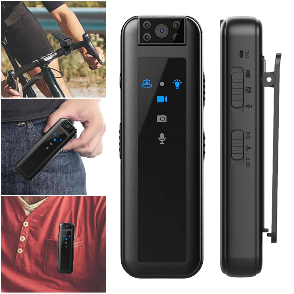 Mini Motion Camera HD1080P Portable Body Camera Infrared Night Vision Digital Video Recorder Law Enforcement Recorder