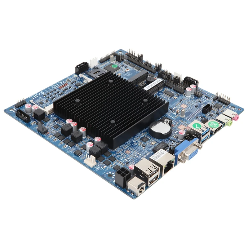 J1900 Embedded Industrial Motherboard Quad-Core Four-Thread Dual-Network Port DDR3 S0-DIMM SATA ITX Computer Motherboard the motherboard